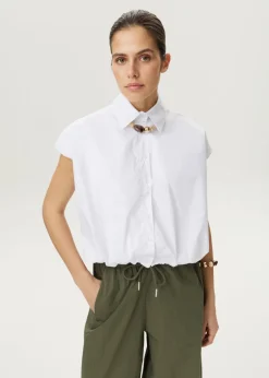 Korte ballon blouse