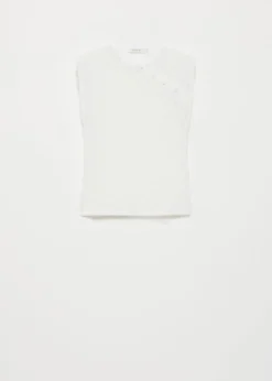 Lace mandarin t-shirt
