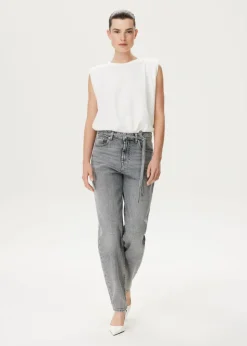 LUCY - High rise carrot jeans