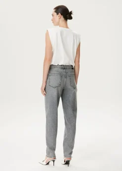 LUCY - High rise carrot jeans