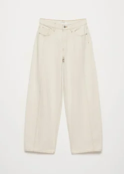 LUX - high rise barrel jeans