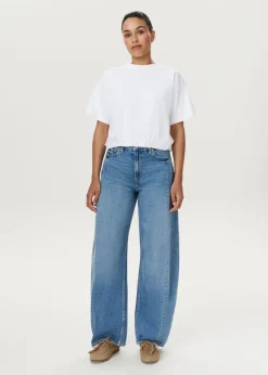 LUX - high rise barrel jeans