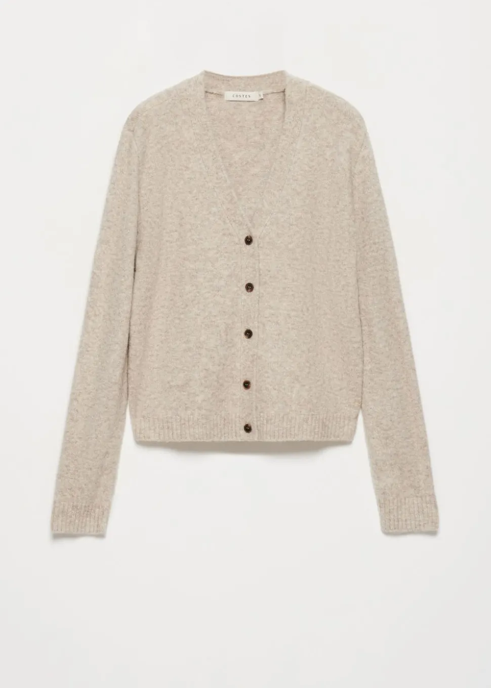 Melange V-hals vest