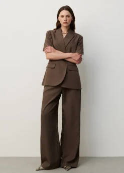 Melange wide leg pantalon