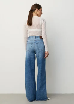 Mesh dot longsleeve t-shirt