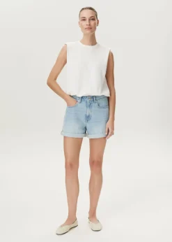 Mom denim shorts