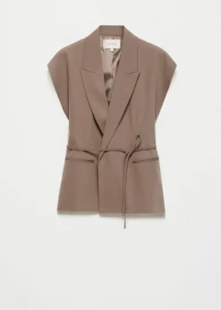 Mouwloze blazer gilet