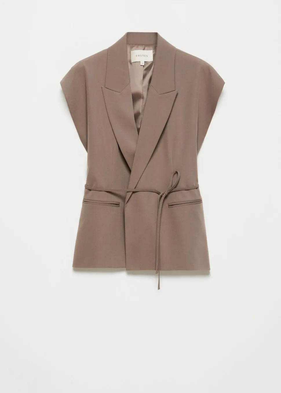 Mouwloze blazer gilet