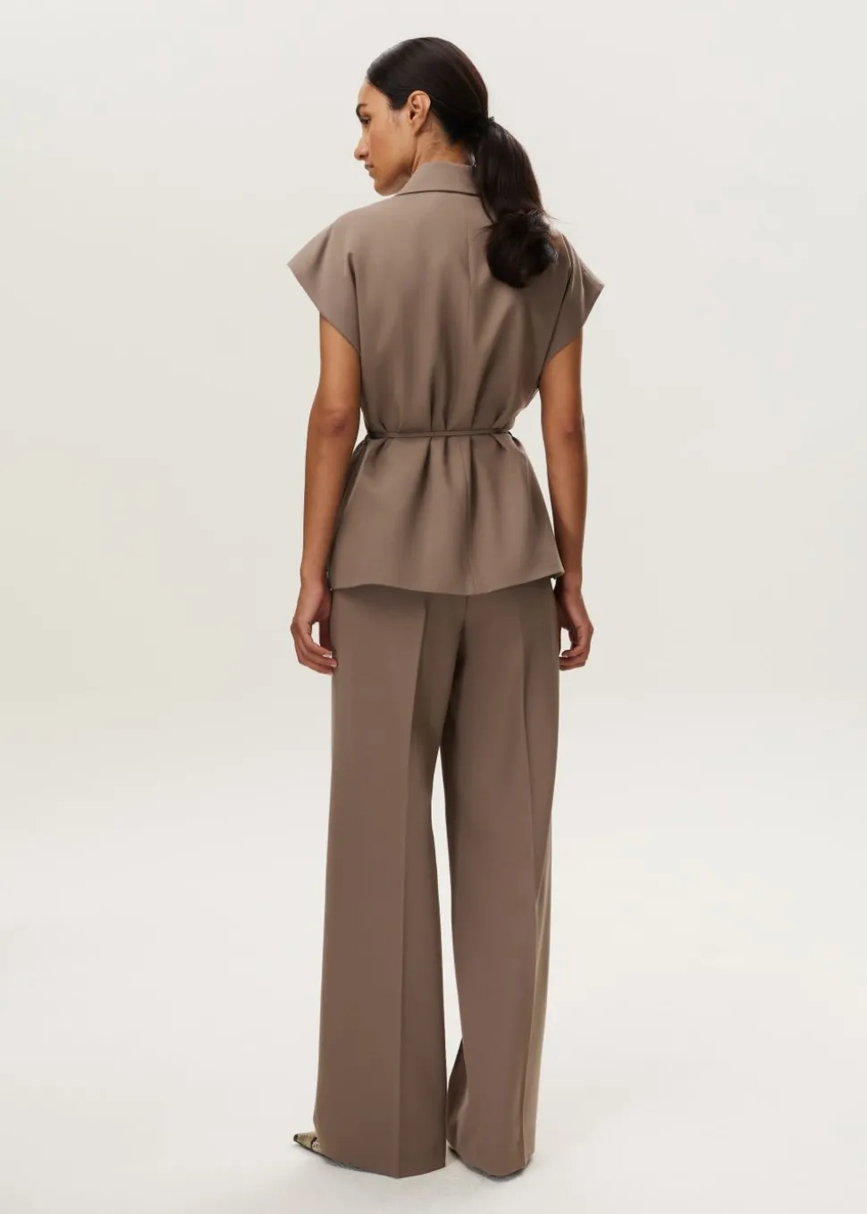 Mouwloze blazer gilet