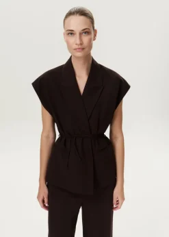 Mouwloze blazer gilet