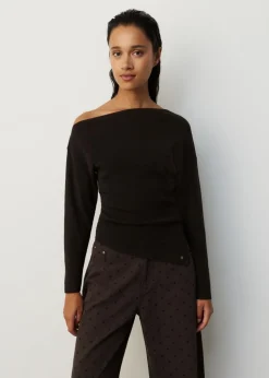 One shoulder trui
