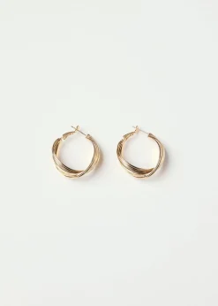 Oorbellen met swirl
