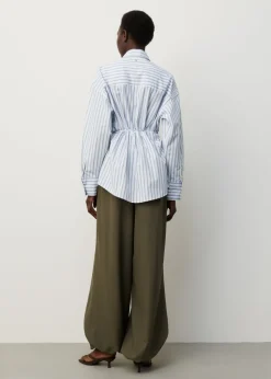 Oversized gestreepte blouse