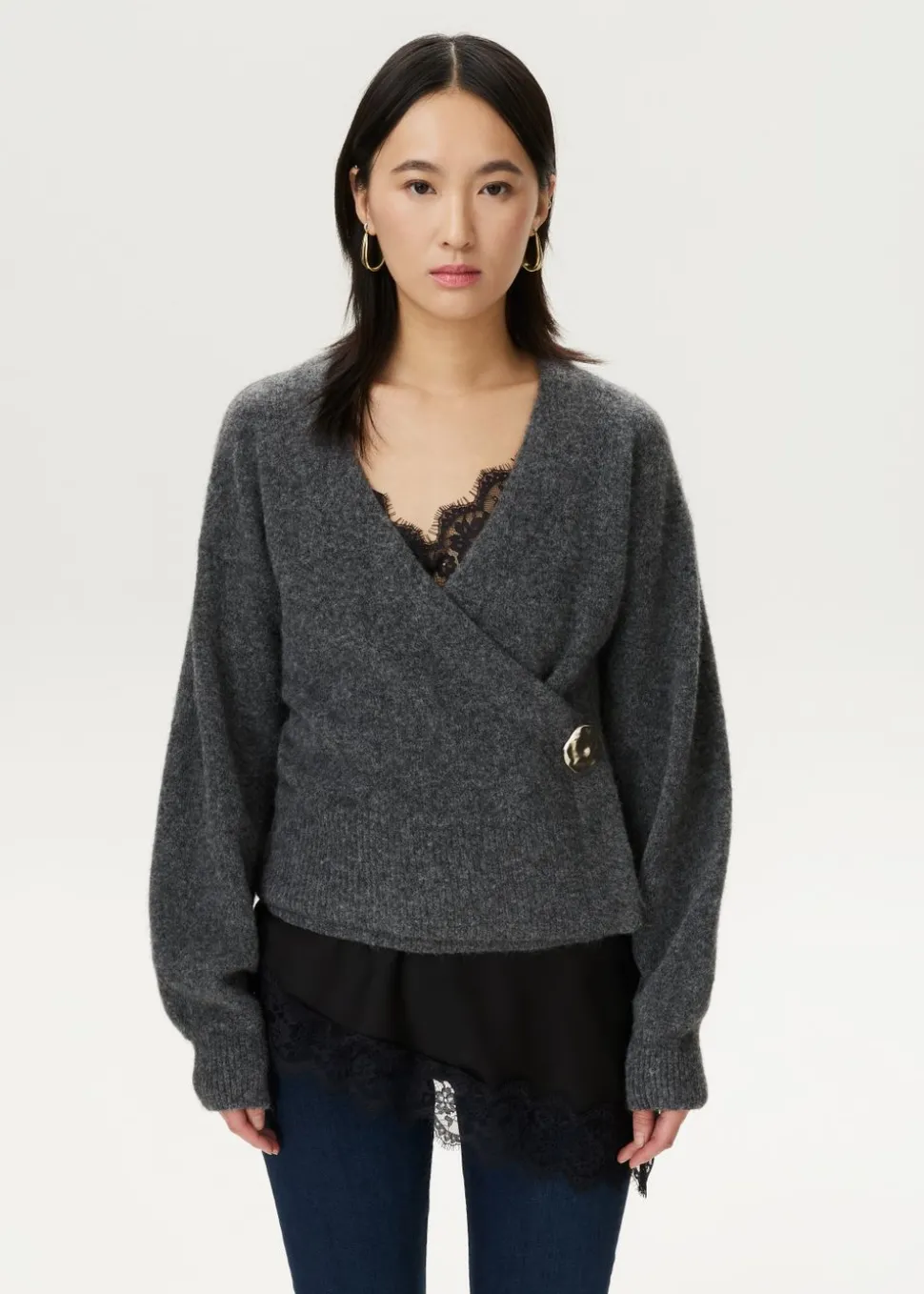 Overslag cardigan