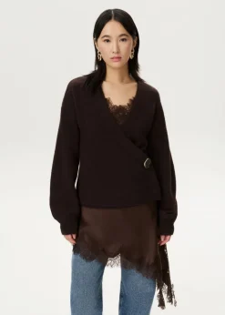 Overslag cardigan