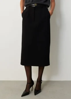 Pencil rok met stretch