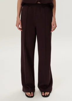 Pintuck sweat pants