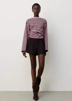 Pleat shorts