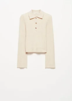 Polo trui met wijde mouwen