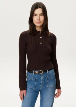 Polo trui met wijde mouwen