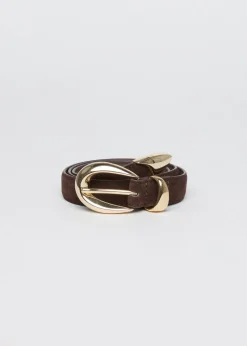 Riem met gouden gesp