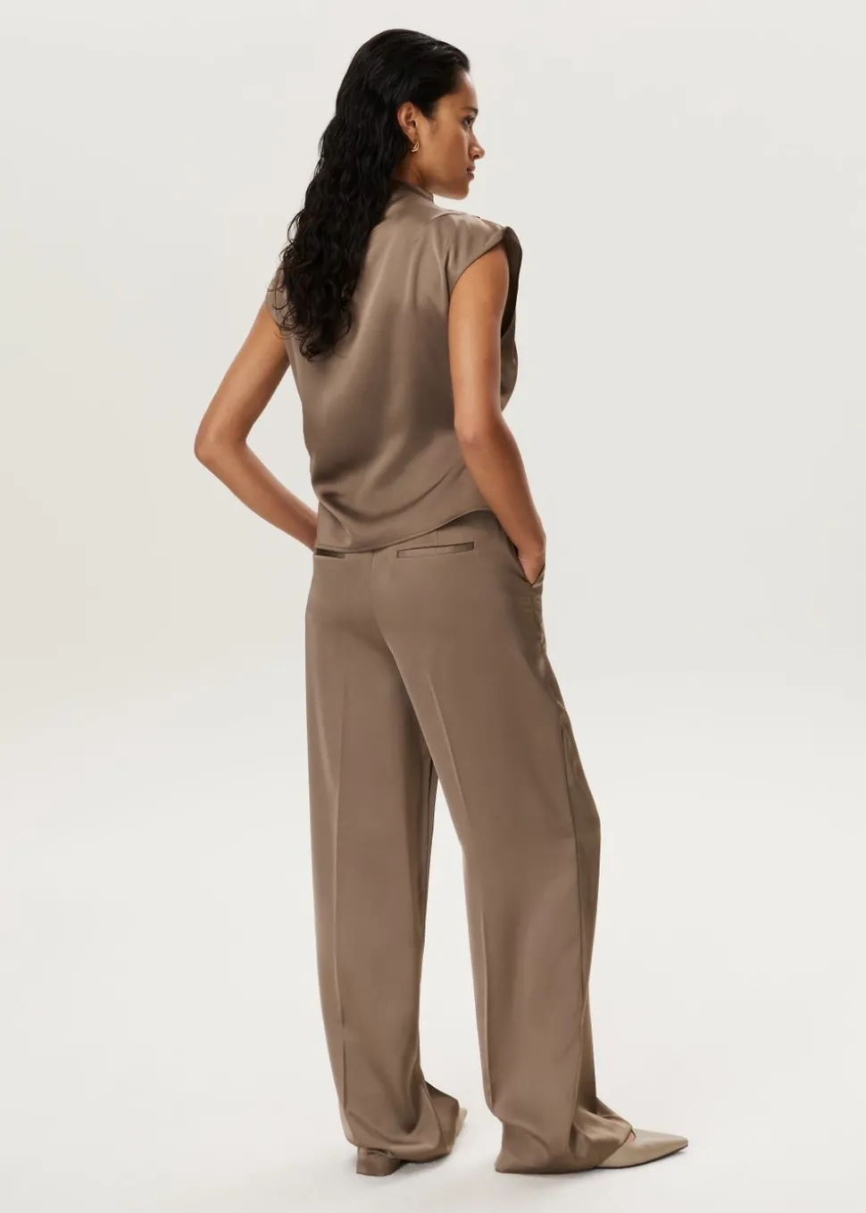 Satijnen pantalon