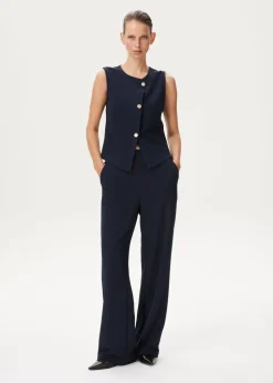 Scuba broek met wijde pijpen