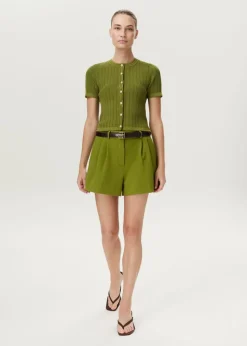 Shorts met plooidetail