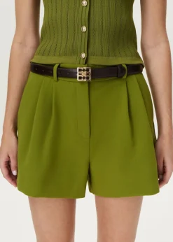 Shorts met plooidetail