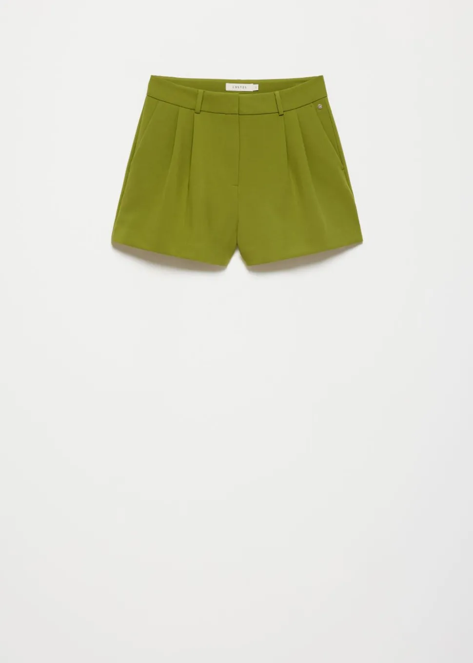 Shorts met plooidetail