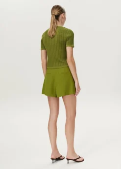 Shorts met plooidetail