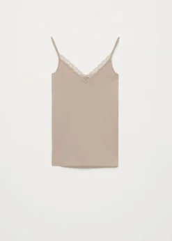 Singlet met kant