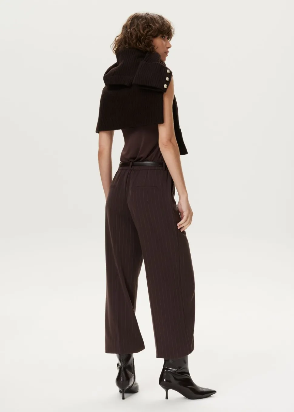 Singlet met kanten rand