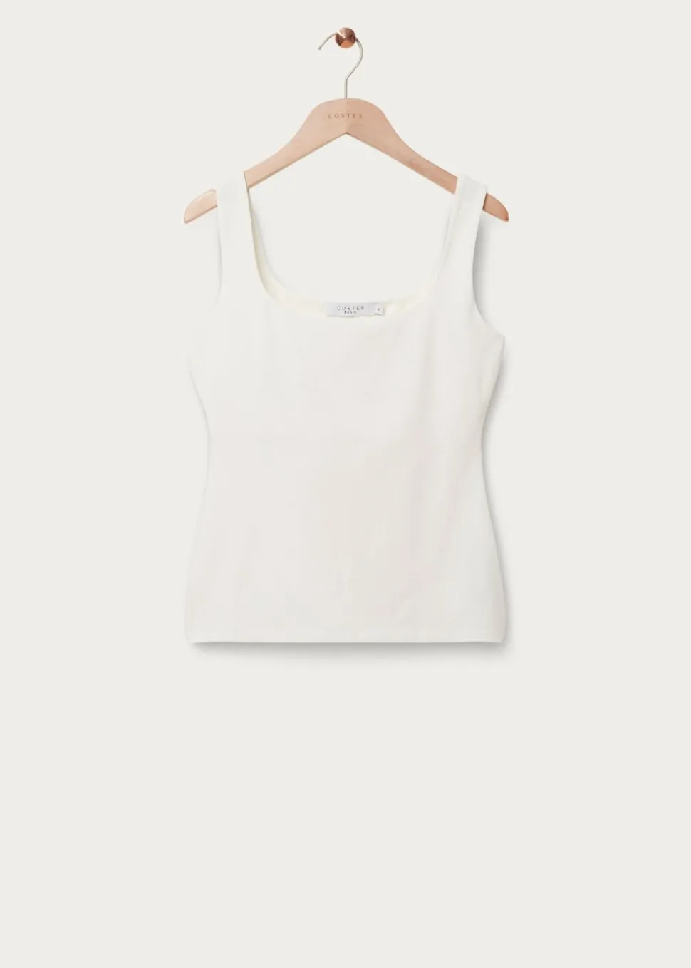 Singlet met vierkante hals
