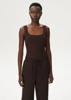 Singlet met vierkante hals