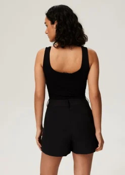 Singlet met vierkante hals