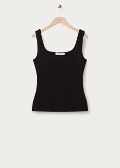 Singlet met vierkante hals