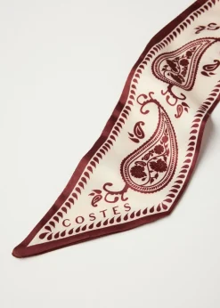 Sjaal met paisley print