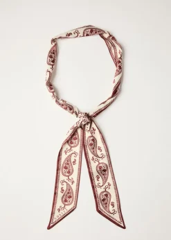 Sjaal met paisley print