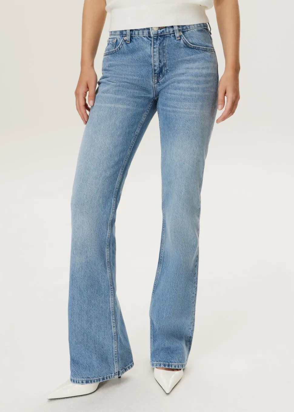 SKY - Low rise flare jeans