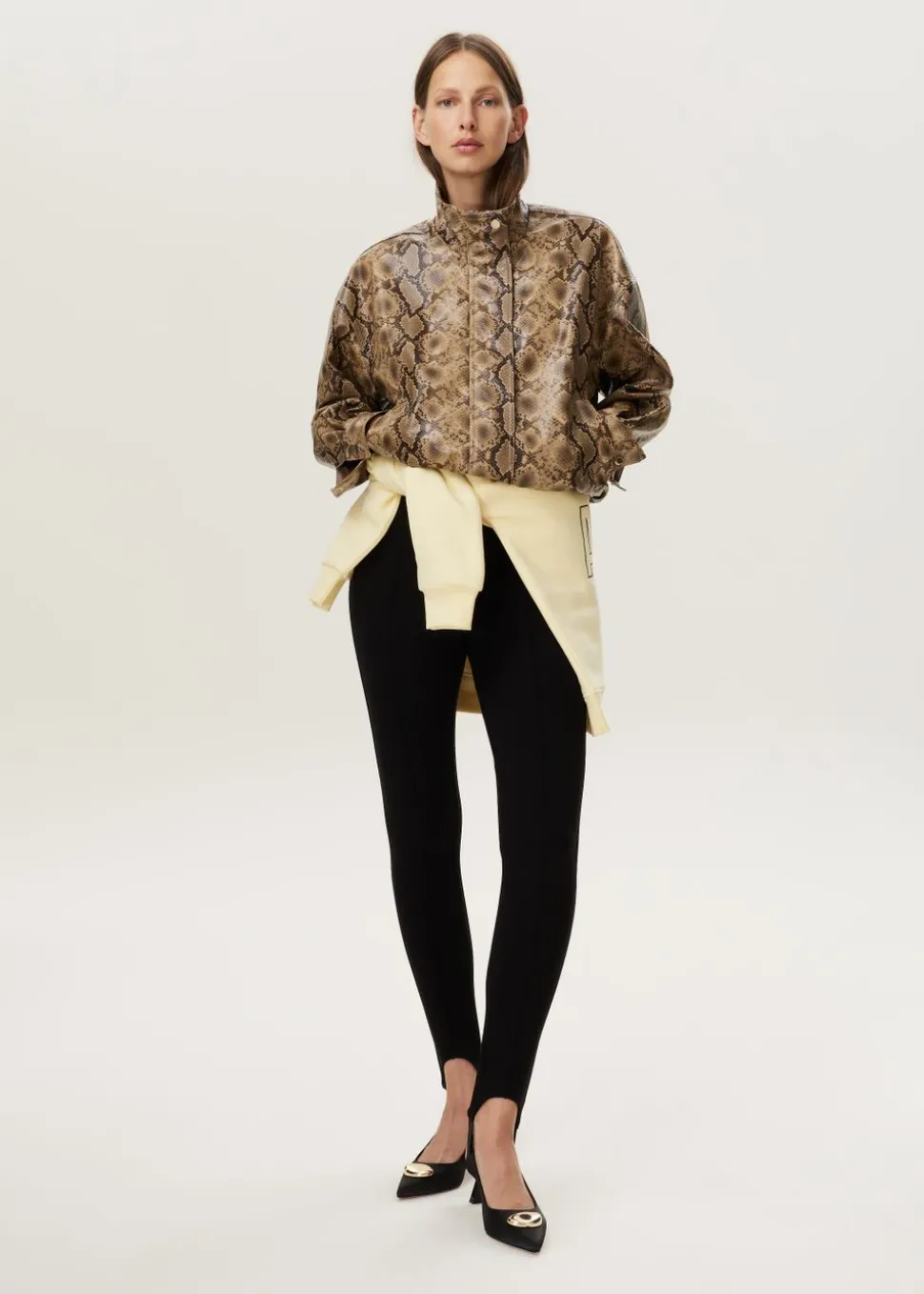 Slangenprint bomberjack