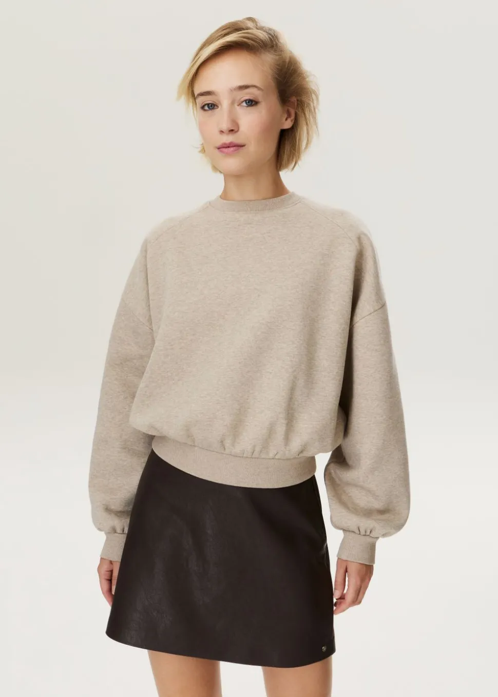 Sweater met ballonmouwen