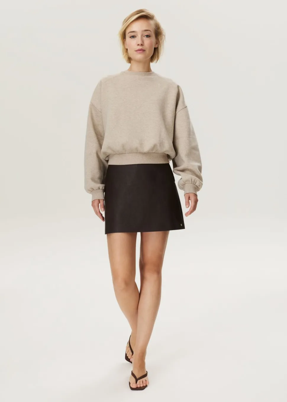 Sweater met ballonmouwen