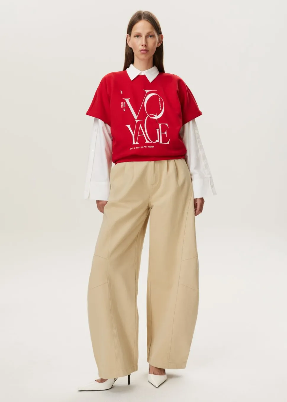 Sweater voyage print
