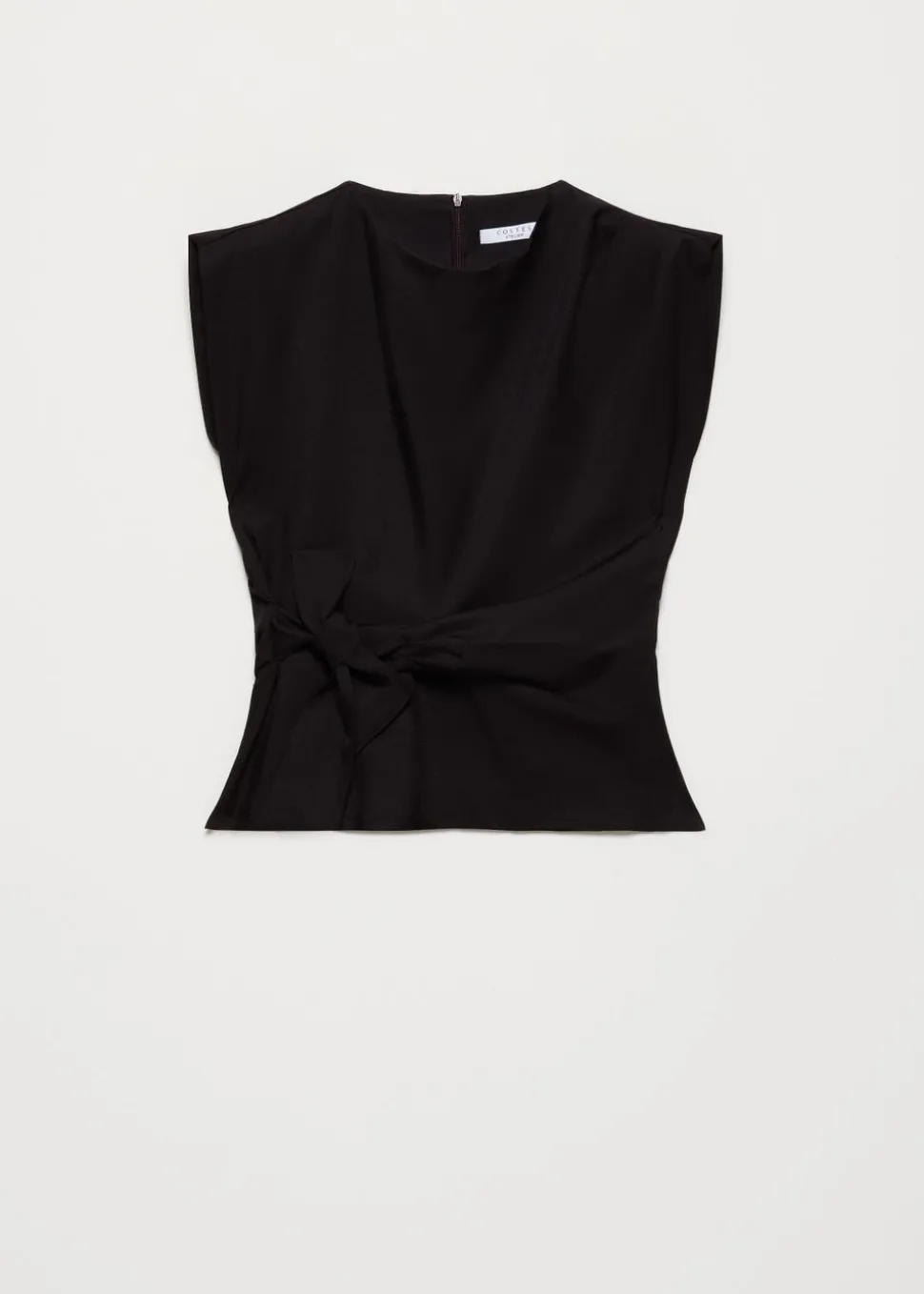 Top met strikceintuur