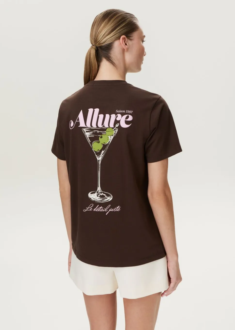 T-shirt met backprint