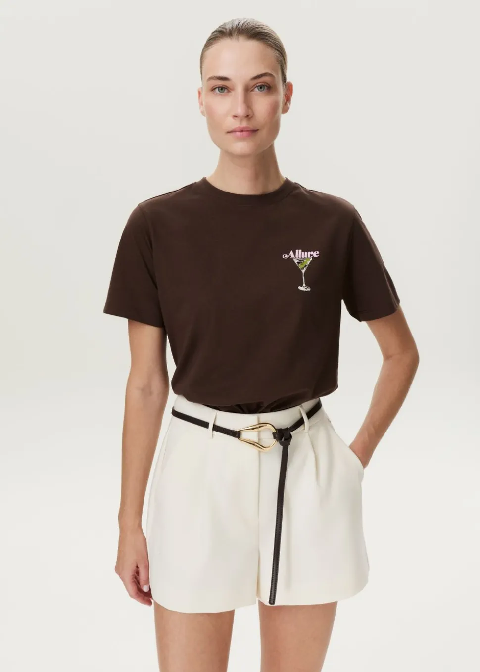 T-shirt met backprint
