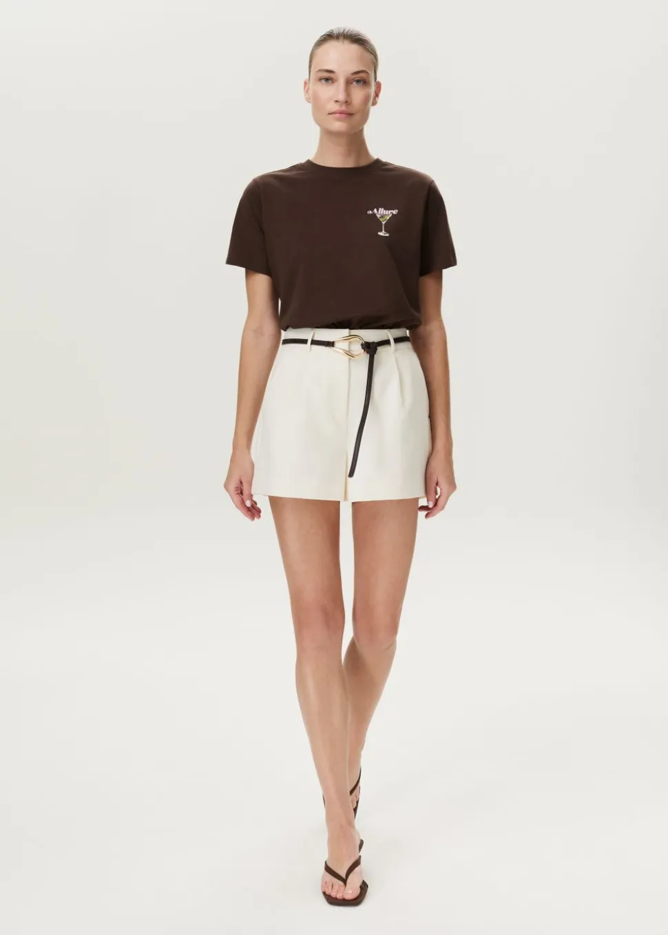 T-shirt met backprint