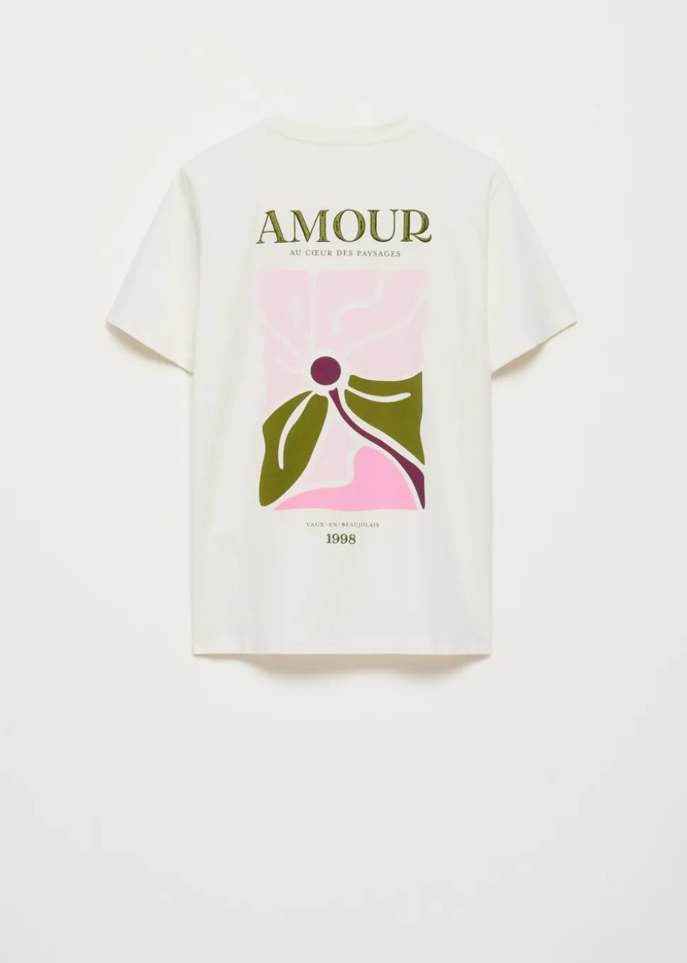 T-shirt met backprint