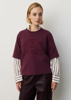 T-shirt met borduurwerk